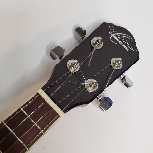 Oscar Schmidt Washburn OU3 Concert Ukulele Spruce Abalone with Great Case NWOT - Picture 5 of 14